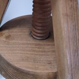 oak workshop patina stool