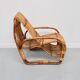 Rattan armchair, Italy, 1950s