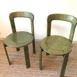 Set of 2 Bruno Rey design chairs