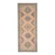 Vintage Turkish Oushak handmade wool cotton orange runner 142x380
