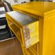Chiffonnier 4 yellow wooden drawers