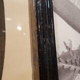 Old glass drawing frame