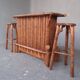 Bar style wood crude mountain cabin 1970