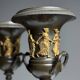 Pair of Empire bronze vases