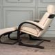 Fauteuil Nelo et son repose-pieds en cuir, åke Fribyter pour Roche Bobois, vers 1980