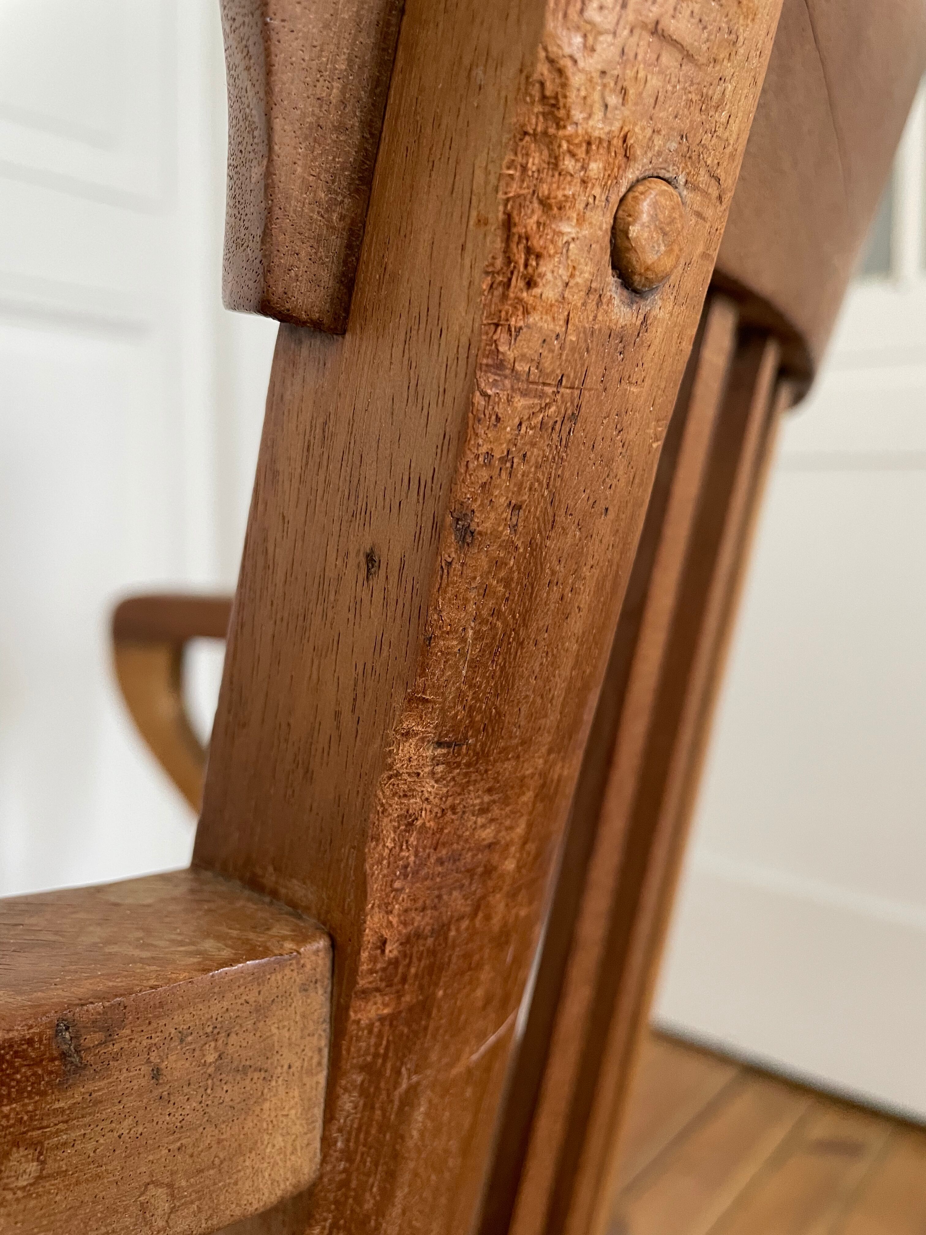 American office chair on 4 feet, 1930s