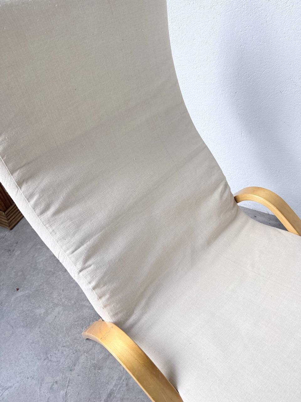 Transat hêtre bois courbé Ikea vintage Kim Samson