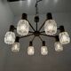 Brass Crystal Chandelier 1960’s