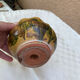Mini vintage speckled ceramic cache-pot
