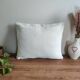 Coussin bohème marocain noir et blanc