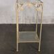 Wrought iron metal side table