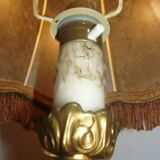 Stunning 1960s-style bronze lamp Empire/ Skin Abat day