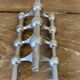 Set of 4 modular s22 candle holders nagel vintage 1970