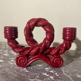 Braided ceramic chandelier