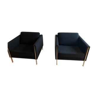 Pair of f442 armchairs by Pierre Paulin for Artifort