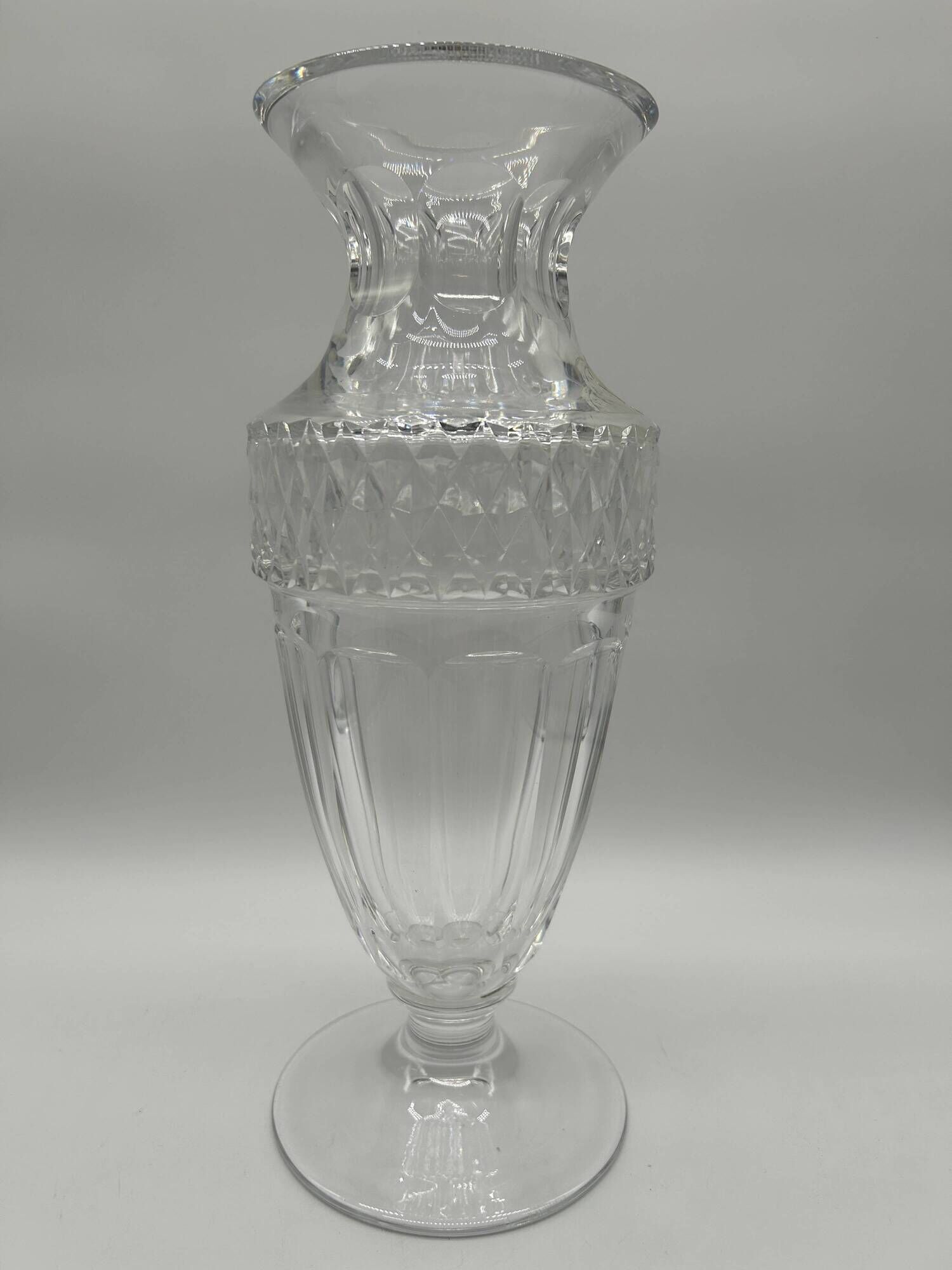 Crystal vase from Val Saint-Lambert - Gary model