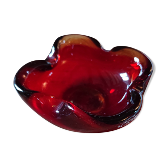 Cendrier de verre de Murano, années 60