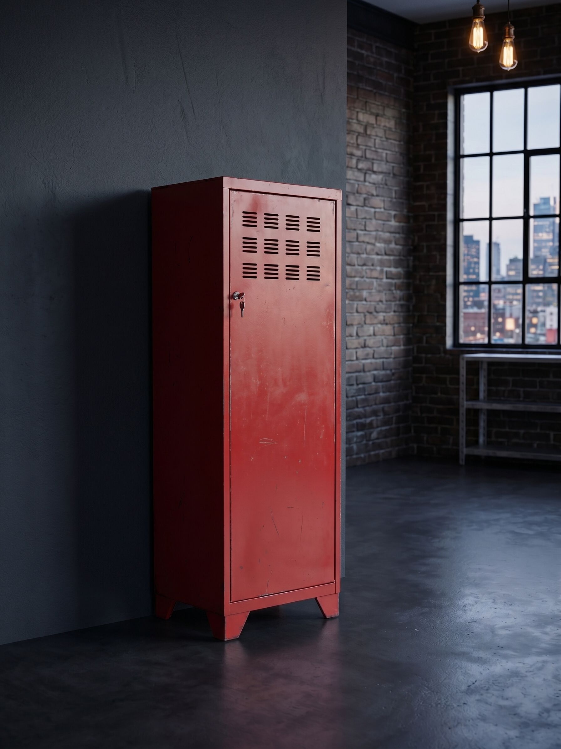 Red metal industrial style tour