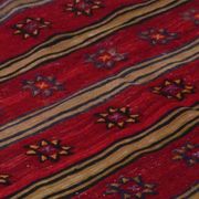 Turkish Anatolian Handmade Vintage Area Kilim Rug 187 cm x 182 cm
