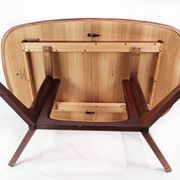 Dining table in rosewood with extensions of Danish design by Gudme Furniture, 1960s