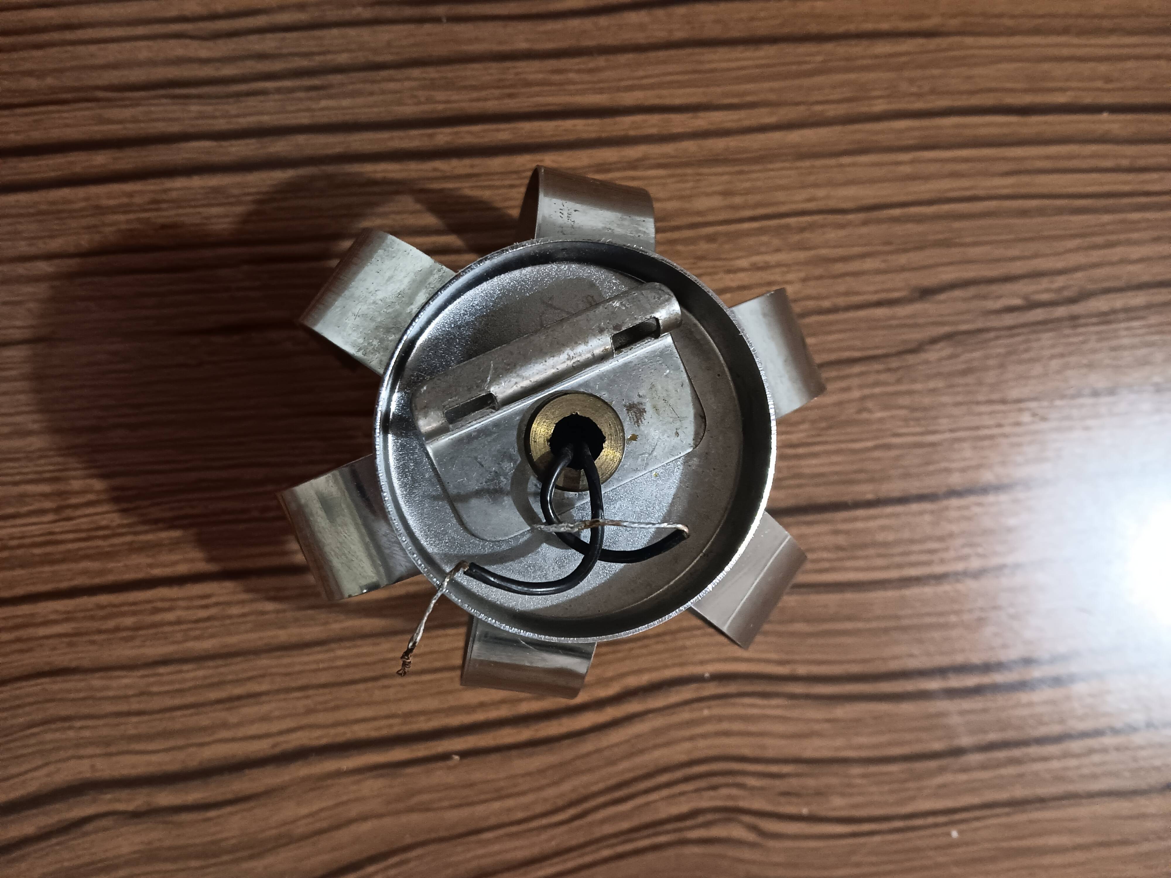 Space-age flower applique