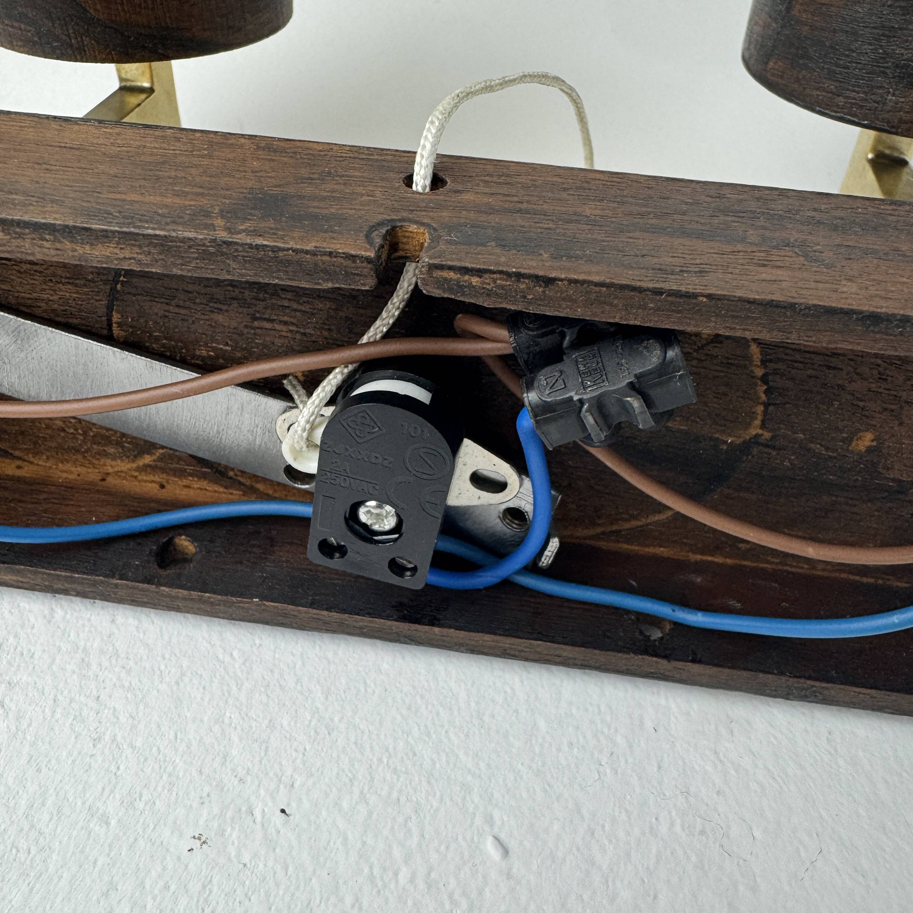 Vintage scandinavian double wall light