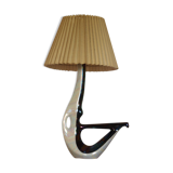 Large Verceram lamp in pearled and irired ceramic