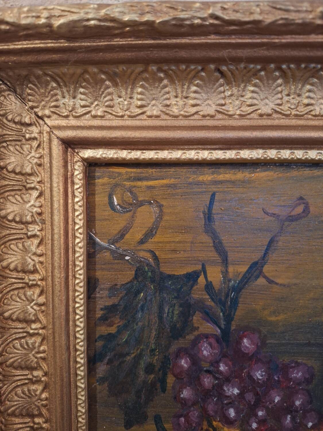 Oil painting on panel