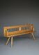 Banc en pin scandinave avec dossier pivotant, années 1890.