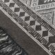 Handmade grey and white margoum carpet in natural wool