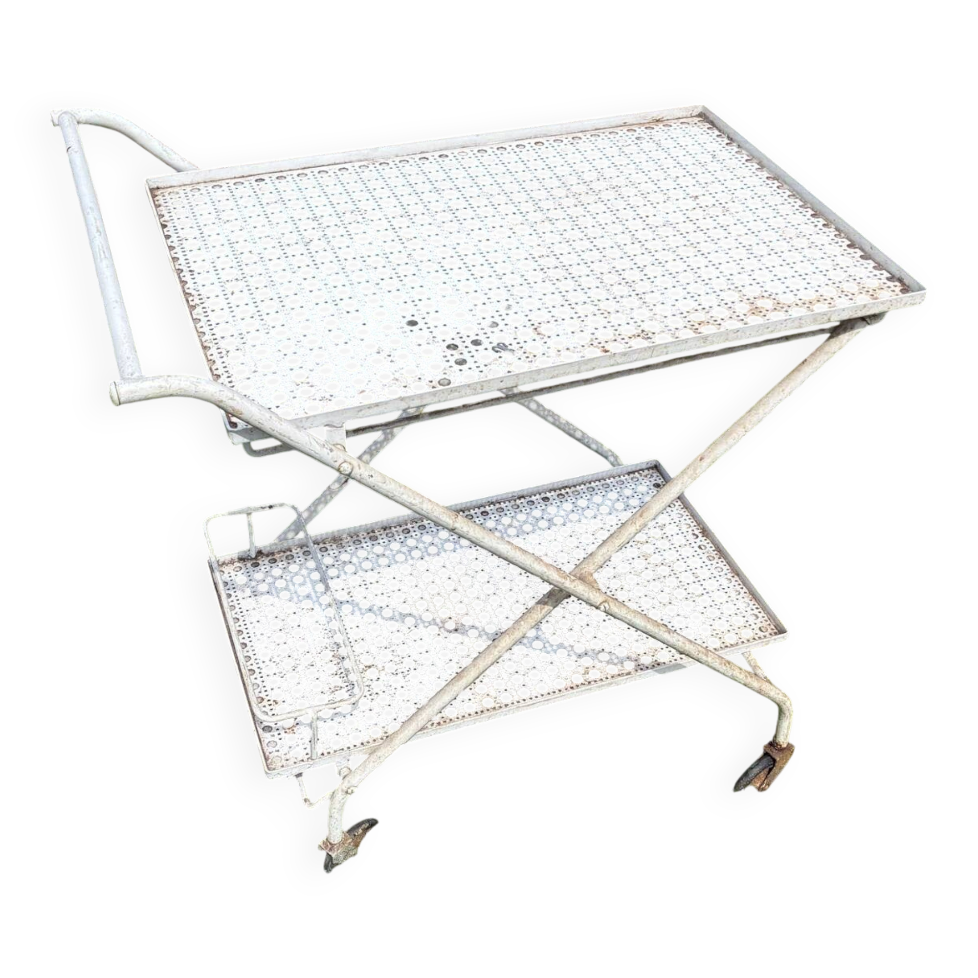 Mategot-style metal bar serving table 70