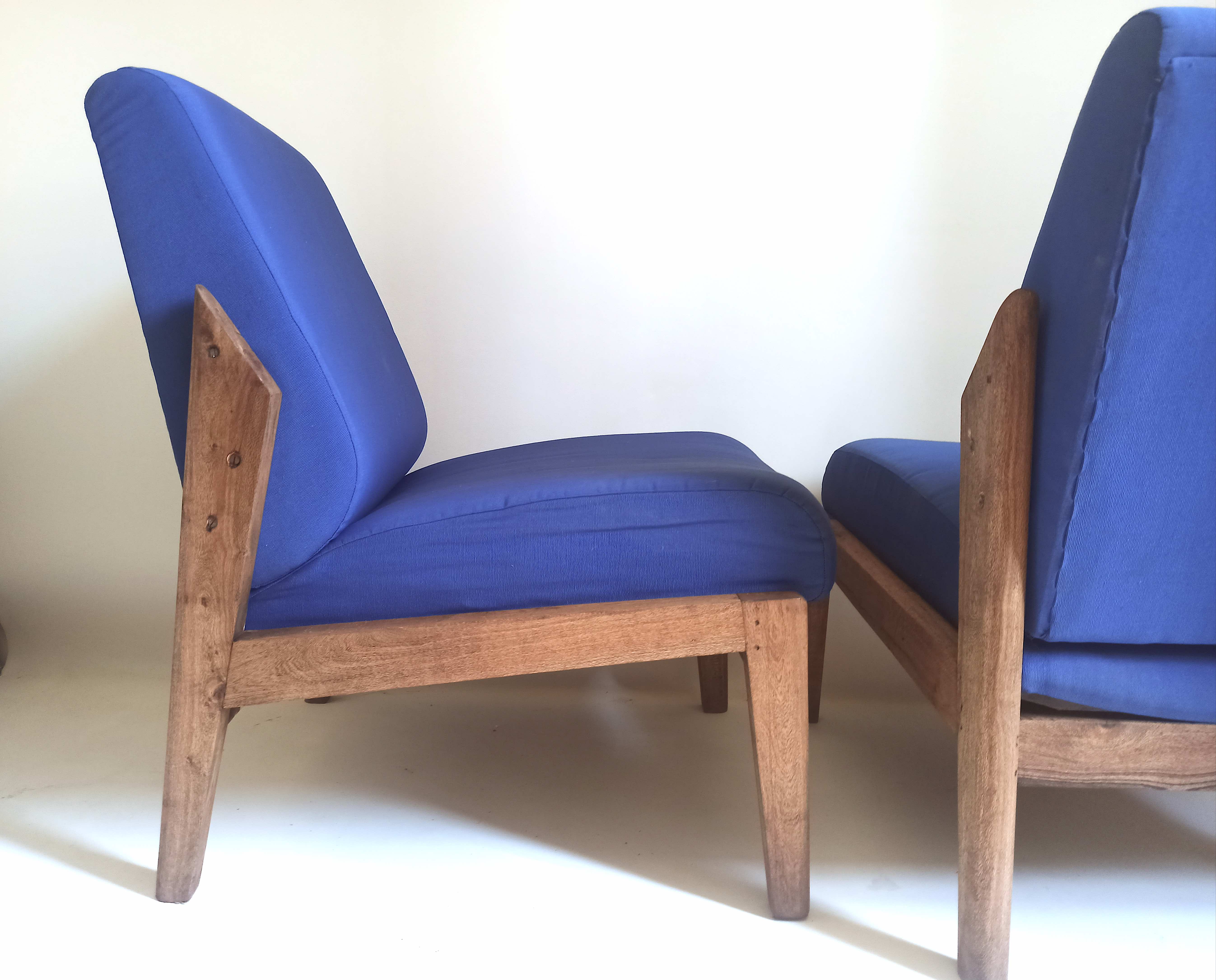 Pair of solid teak heaters 50s