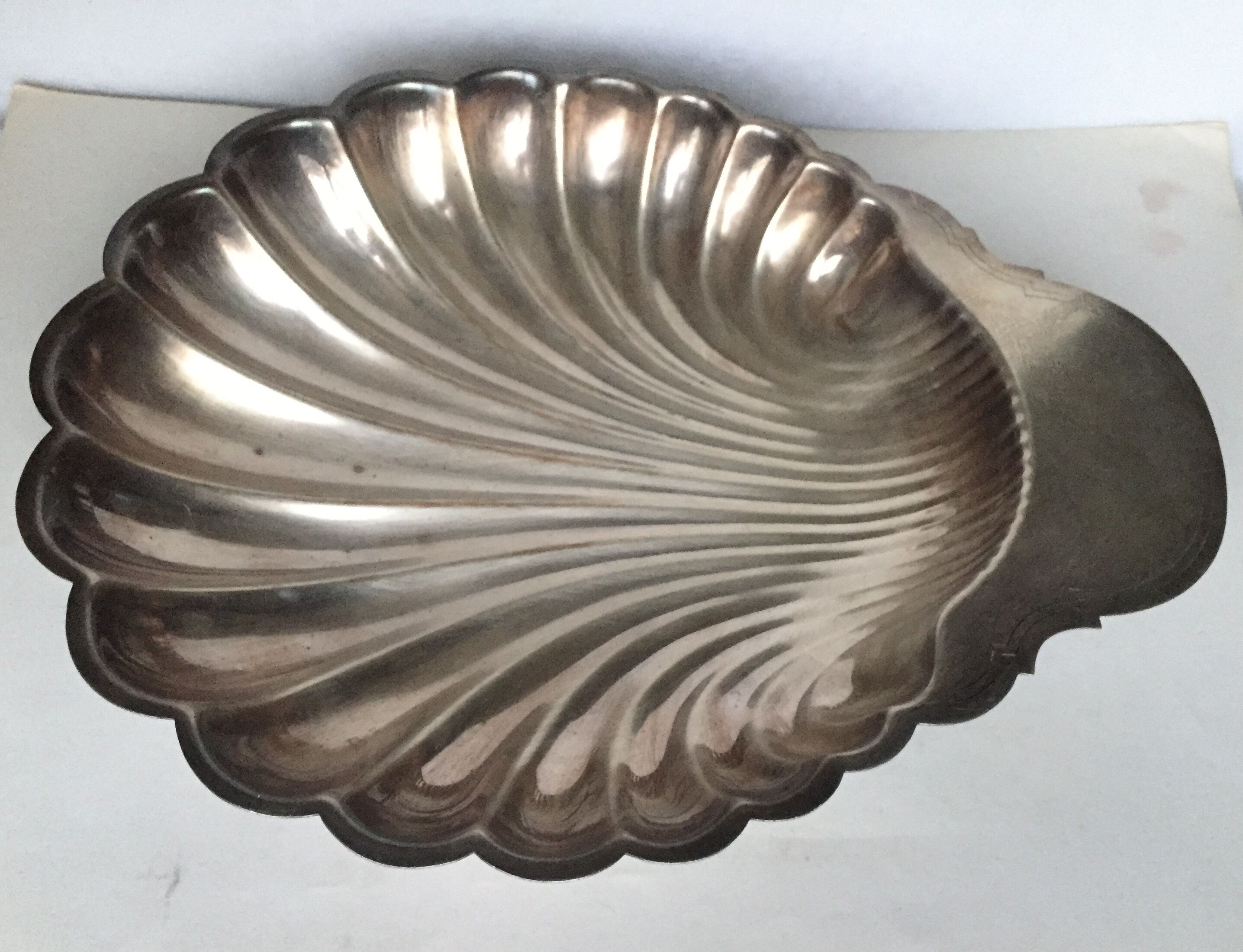 Plate silver metal shell