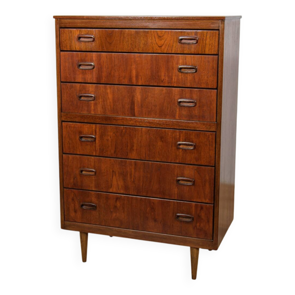 Commode en teck de style Mid-Century, Danemark, années 1960