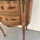 Louis XV style kidney chest of drawers Marble top with brass gallery 20th century