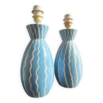 Pair of 1980 lamps