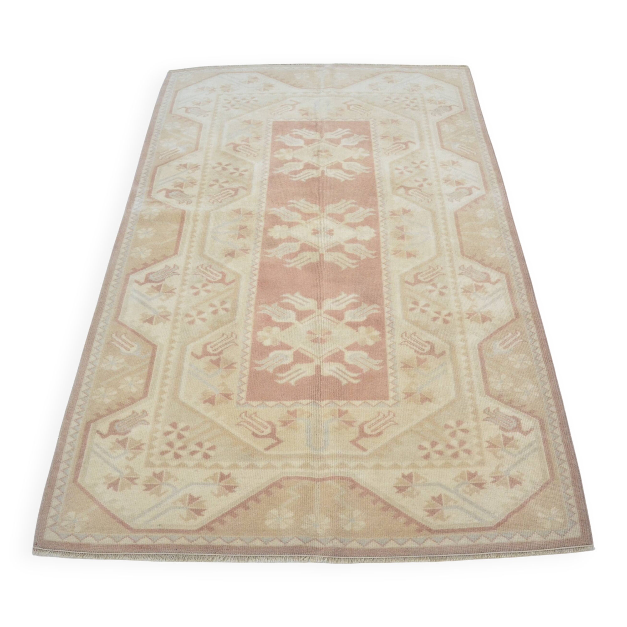 Turkish Oushak handmade rug sku 3561