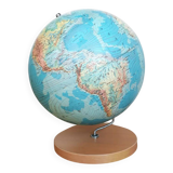 Globe terrestre TLOS Zagreb, années 1970