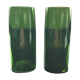 Paire de soliflores vert bouteille