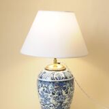 Boch Keramis Ceramic Table Lamp - Delft Style Earthenware Table Lamp