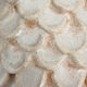 Handmade shell applique