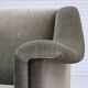 1970s, Danish 3-seater sofa, green furniture velour, beech wood.