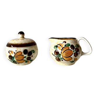 Boch La Louvière - Corfu - sugar bowl and milk jug