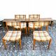 Chaises scandinaves tissu