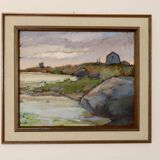 Original Swedish Oil on Canvas "Landscape"- by Sture Vilhelm (Ville) Walden