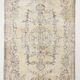 Tapis turc doux en laine fait main jaune pâle 5x8, 159x238 cm SK 5244