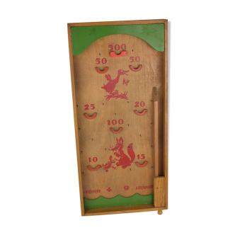 old wooden pinball