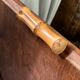 Wood and glass bamboo plateau