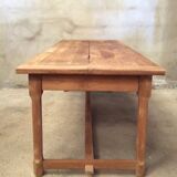 Old solid wood dining table