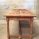 Old solid wood dining table